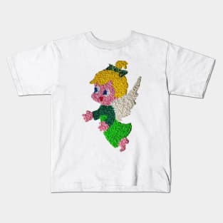 Christmas Popcorn Angel Kids T-Shirt